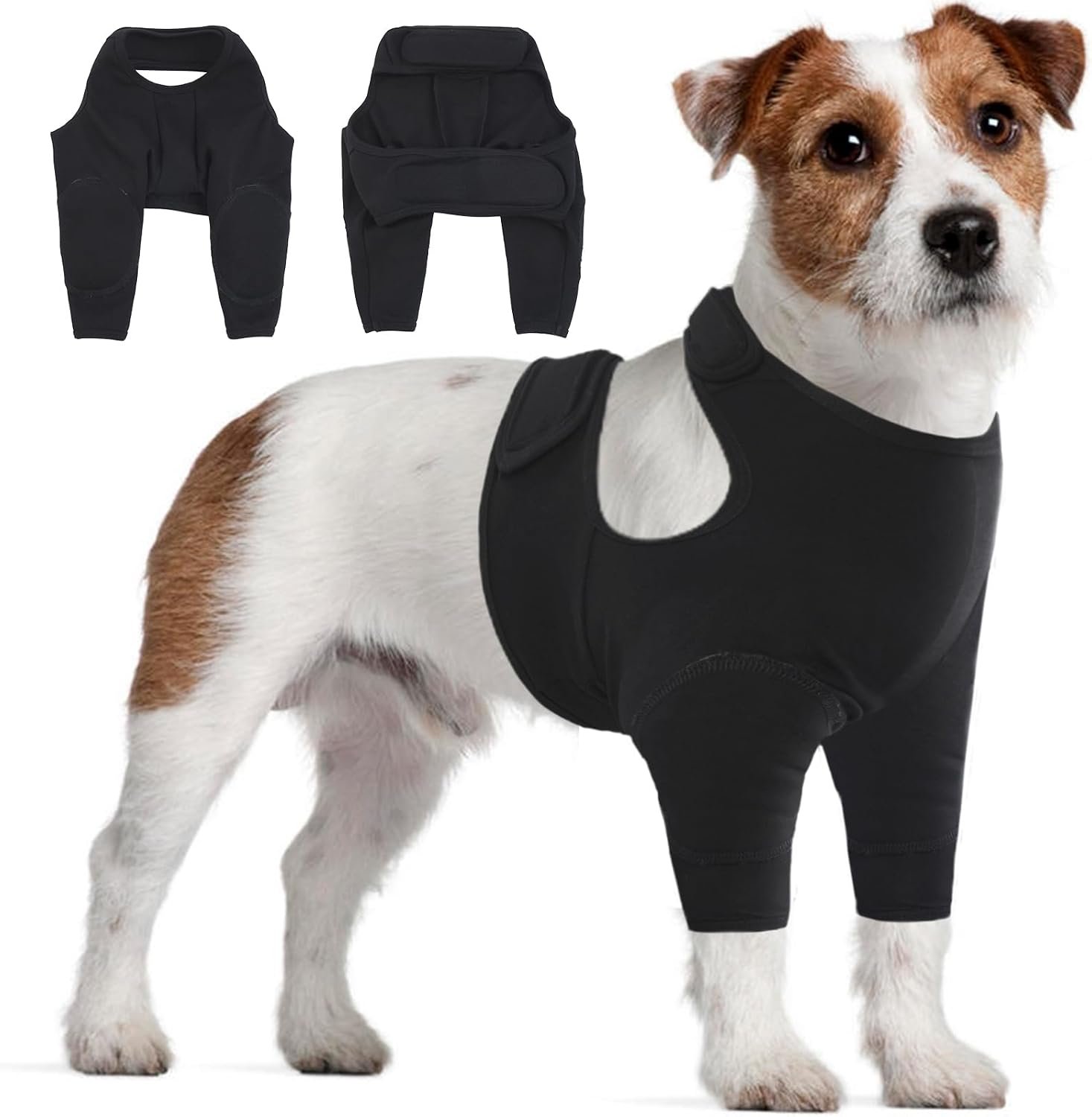 IDOMIK Dog Recovery Suit for Front Legs,Dog Recovery Sleeve Elbow Protector
