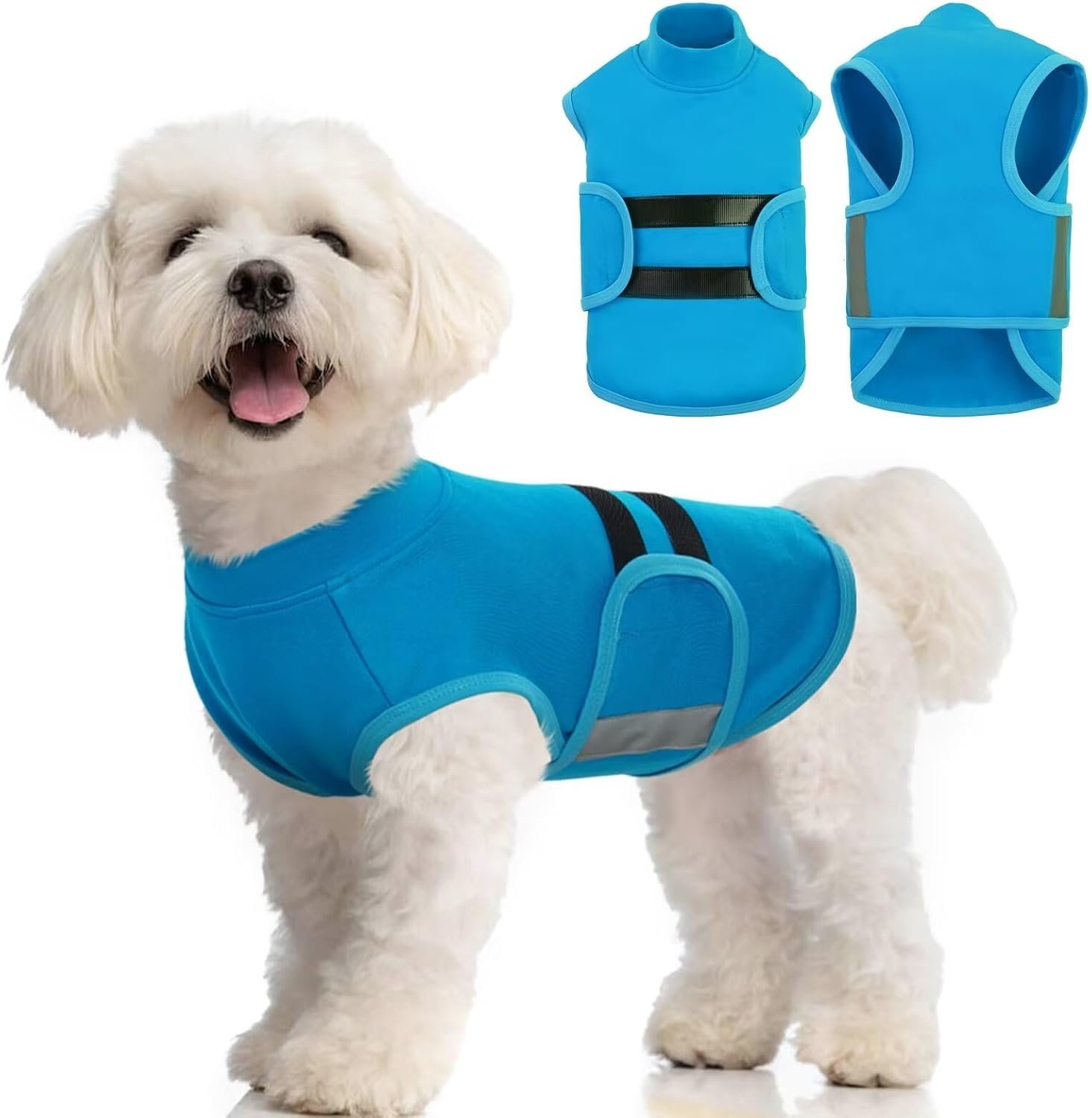 MIGOHI Dog Anxiety Relief Coat, XS, Blue