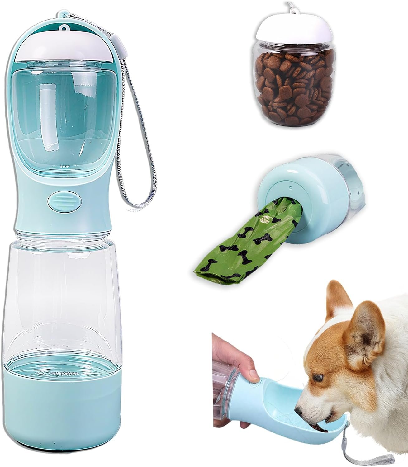 Dog Water Bottle Portable Bowl for Dog,Portable Dog Water Bottle Travel