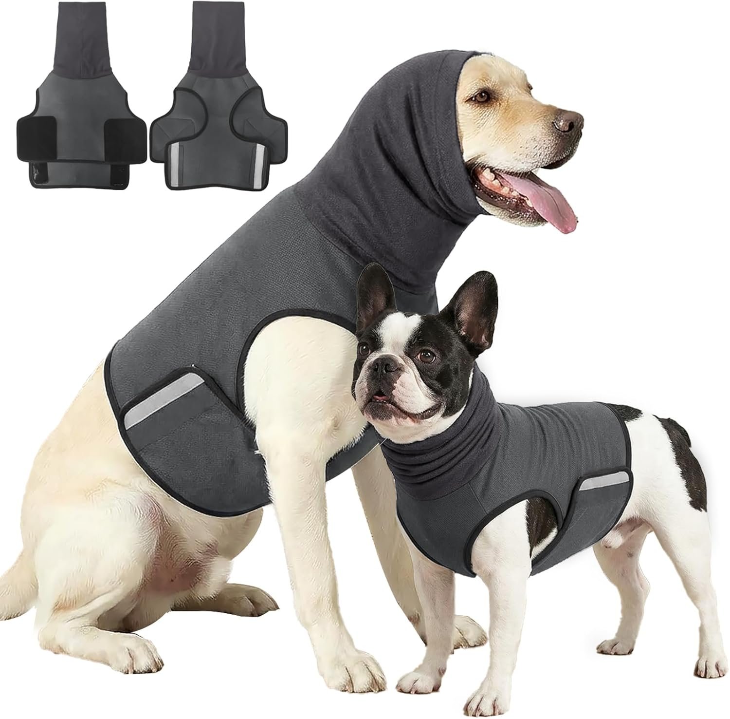 Dog Calming Hoodie Thunder Anxiety Relief Vest for Small Dogs