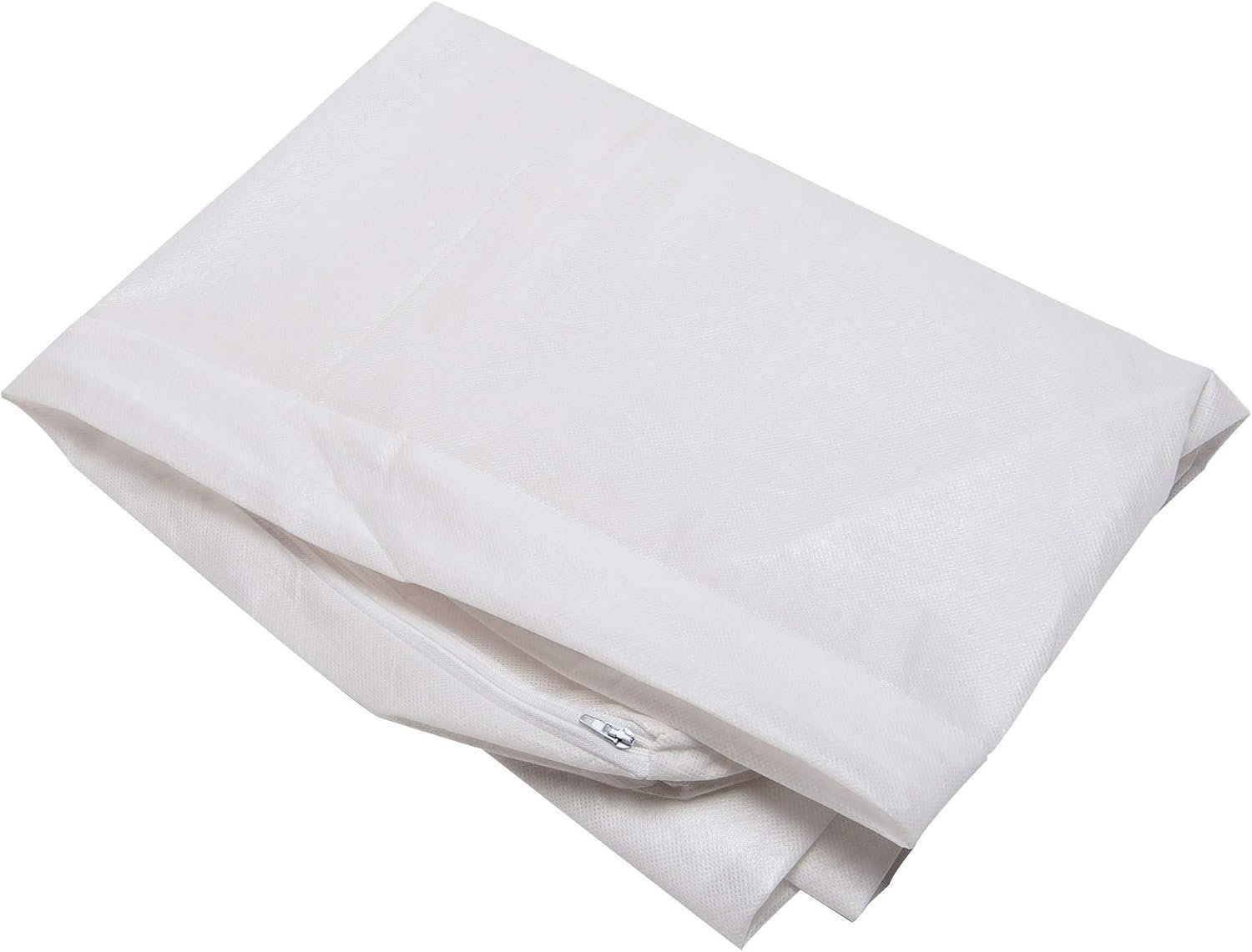 Furhaven Dog Bed Liner Water-Resistant Foam Mattress Protector Cover – White, Medium