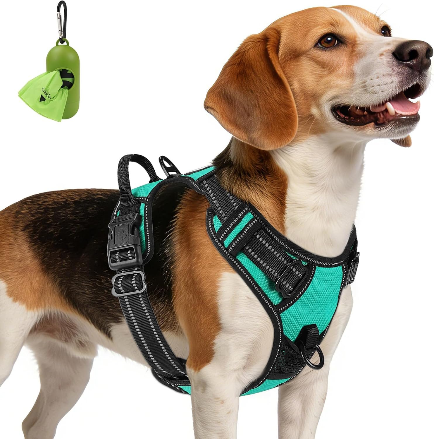 Joytale No Pull Dog Harness Medium Sized Dog, Front Clip, Teal