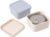 SLSON Cat Can Cover 5.5 oz Canned Food Storage Container, 2Pack Silicone Can Sealer with Airtight Lids Compatible with 5.5oz Friskies & 3.5oz Cesar Pet Cans for Fridge to Keep Fresh (Beige and Grey)