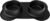 Dog Bowls Double Dog Water and Food Bowls Stainless Steel Bowls with No-Slip Base, Cute Modeling Dish for Feeder Dogs Cats Rabbit and Pets,Black