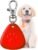 QUELIEN LED Dog Collar Light, Clip-On Dog Safety Light for Night Walking, High Visibility Light Up Dog Collar Accessory for Summer Camping & Hiking, Lightweight for All Pets, Red