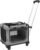 Rolling Cat Carrier with Wheels, 16.5 x 13 x 11.8 in, Light Gray