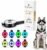 Dog Pet Safety Light Pro RGB Night Safety Gear for Outdoor Activities, Multicolor 8 LED Modes, USB-C Rechargeable, IPX7 Waterproof, Silicone Band Collar for Small, Medium, and Large Dogs