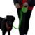 Luwint LED Dog Leash Retractable 8.8ft – Light Up Dog Leashes for Night Walking, USB Rechargeable Waterproof Lighted Leash with 3 Modes Green Light