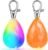 Novkin 2-Pack Rechargeable Dog Light, Dog Collar Light,Waterproof,3 Modes LED Dog Safety Lights,Multiple Color Options,Clip On Collar, Leash or Harness，Night Light for Running,Walking(White&Orange)
