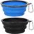 Kytely Large Collapsible Dog Bowls 2 Pack, 34oz Foldable Dog Travel Bowl