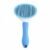 Self Cleaning Pet Grooming Brush for Dogs & Cats – Deshedding Slicker Brush with Hair Removal Button, Gentle Skin Safe with Free Comb
