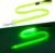 LED Dog Leash, 4 Ft Light Up Dog Leash USB Rechargeable Waterproof, Nylon Reflective Leashes with Padded Handle, Safety Glow in The Dark Pet Lights for Large Medium Small Pet(Green)