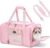 Cat Carrier Airline Approved, Soft Pet Carrier, 17x11x9.5 in, Pink