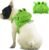 IDOMIK Dog Backpack Harness, No-Pull Dog Backpack with D-Ring,Frog,S