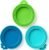 3 Pack Universal Pet Food Can Covers Lids – One fit 3 Standard Size Cans for Cats and Dogs Food Cans – Easy to Clean – Safe Silicone – Emerald Wave