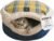Cat Bed Cave – Enclosed Hideaway with Detachable Lid for Kitten (Yellow)