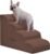 Mesa Lemon 4 Step Dog Stairs Pet Ramp for High Beds, Sofas and Cars