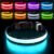 PcEoTllar Light up Dog Collar, Safe for Night Walking, Adjustable, Black, L