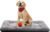 Dog Crate Pad Washable Dog Bed for Crate Medium Cozy Mat 36-Inch Gray