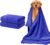 2 Pcs Microfiber Dog Towels for Drying Dogs Large, 55 X 27 Inch (blue)