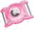 ONEONTA Airtag Dog Collar Holder | Airtag Dog Waterproof – Airtag Holder for Dog Collar with Removable Metal Loop, Sturdy TPU, Lightweight, Compact Size, Fits 1″ Width Collar, Pink
