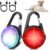 4 Modes Dog Collar Light，2 Packs IP68 Waterproof Dog Lights for Night Walking, USB Rechargeable Pet LED for Nighttime Clip on (Black)