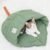 Cat Sleeping Bag Cave Bed with Non-Slip Bottom (Leaf Green)