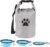 Dog Travel Bag,Travel Dog Food Container With 2pack Collapsible Dogs Travels Bowls,5l Dog Food Trave l Bag,Dogs Food Container,Bpa-Fre,Pet Safe,for Roadtrips,Home,Boarding,Camping and More/Grey
