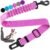 COOYOO Dog Seat Belt, Durability Retractable Dog Car Harness Adjustable Dog Seat Belt for Vehicle Nylon Pet Safety Seat Belts Heavy Duty & Elastic