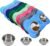 Dog Bowls 2 Stainless Steel Bowl for Pet Water and Food Feeder with Non Spill Skid Resistant Silicone Mat for Pets Puppy Small Medium Cats Dogs