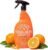 ANGRY ORANGE Stain & Odor Remover – 32oz Pet Urine Enzyme Cleaner – Enzymatic Dog & Cat Pee Destroyer and Odor Eliminator – NEW Orange Rush Scent Cleaning Solution for Home
