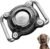 SCALLOP for Airtag Holder for Dog Collar – IP68 Waterproof Airtag Dog Collar Holder with Removable Metal Clip, Sturdy TPU for Apple Airtag,Fits 0.7-1.3″ Width Medium Large Collars