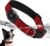 Upgrade Dog Collar with AirTag Holder, IP68 Waterproof, Red, M