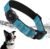 Upgrade Dog Collar with AirTag Holder, IP68 Waterproof, Blue, M