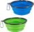 Comsun 2-Pack Extra Large Size Collapsible Dog Bowl, Foldable Bowls for Dog