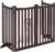 Topeakmart Freestanding Wooden Dog Gate, 36in H 4-Panel Pet Barrier
