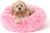 NOYAL Donut Dog Bed for Small Medium Pets, Plush Calming Faux Fur
