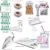 Complete – MD Deluxe Pet Airline Travel Kit with Pad, Dishes, Live Animal Labels, Water Funnel, Metal Nut Bolts, Name tag, Travel Document Holder