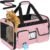 HUANLANG Large Cat Carrier Soft Sided Travel Pet Carrier Airline Approved