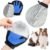 Pet Hair Removal Glove for Dogs & Cats, 2-in-1 Double-Sided Grooming Glove