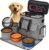 Modoker Weekend Dog Travel Bag Set with 2 Food Bags, 2 Bowls and Mat, Grey