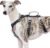 Huntboo Escape Proof Dog Harness, No Pull Reflective Harness with Lift Handle, Adjustable Pet Vest with Front and Back Leash Clips for Small Medium Large Dogs Walking Hiking Training (Black,L)