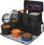 Modoker Weekend Dog Travel Bag Set with 2 Food Bags, 2 Bowls and Mat, Black