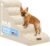 Miorun Dog Stairs for High Beds, 24.5″ Foam Pet Ramp Step for Small Dogs