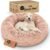 Calming Donut Dog Bed for Small Dogs, Round Dog Bed for Medium & Large Dogs