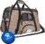 PetAmi Airline Approved Pet Carrier Cats & Small Dogs, Large Heather Taupe