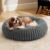 Bedsure ComfyFleece® Donut Dog Bed Medium Size Dog with Washable Cover