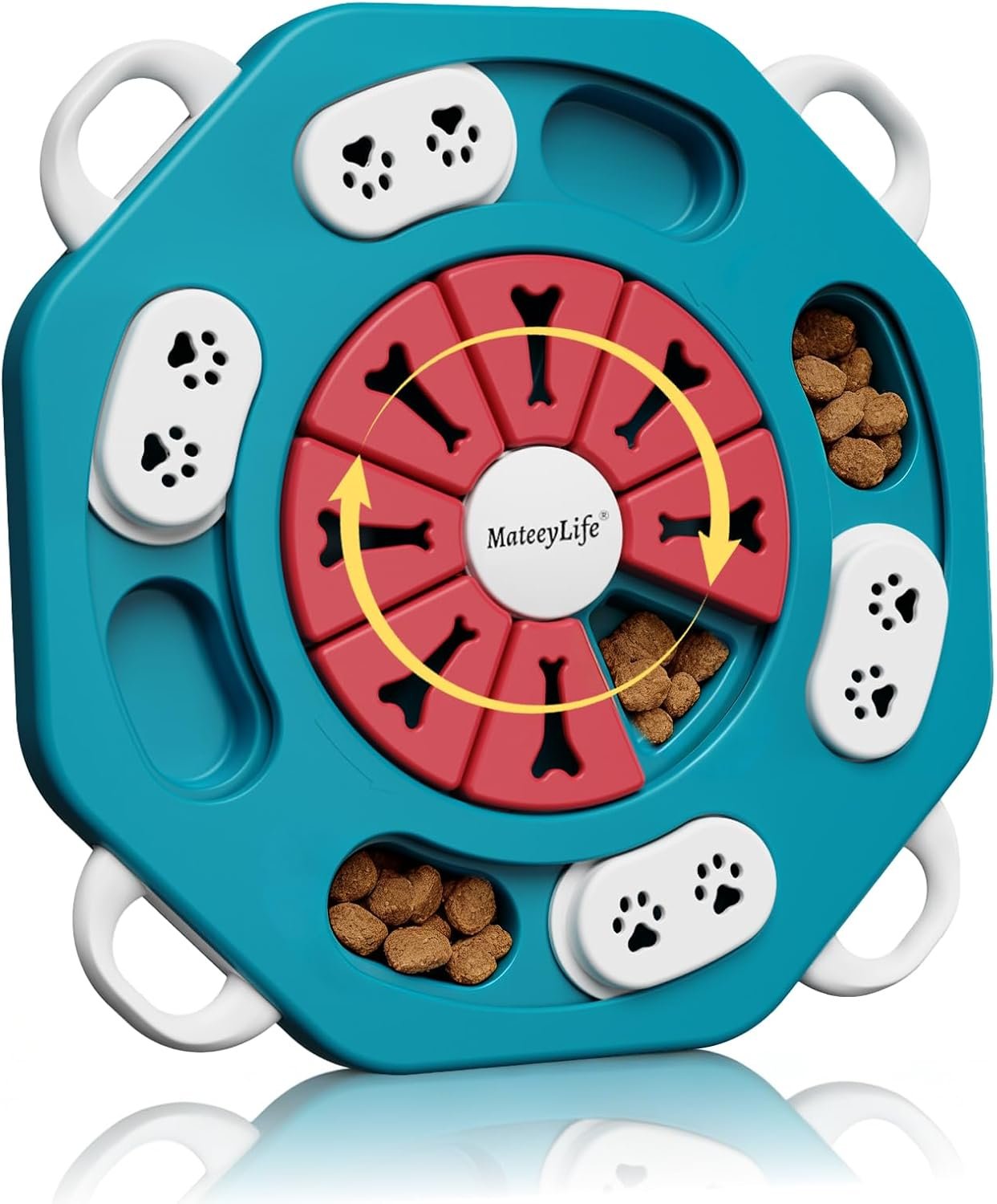 MateeyLife Dog Puzzle Toy for Smart Dogs, Puppy Enrichment Toys (L2-Blue)