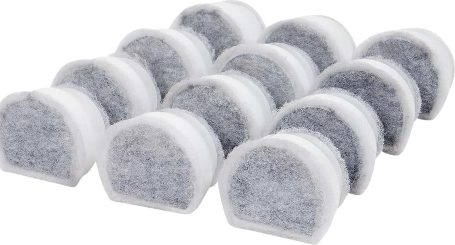 PetSafe Drinkwell Pet Fountain Replacement Carbon Filters, 12 Filters