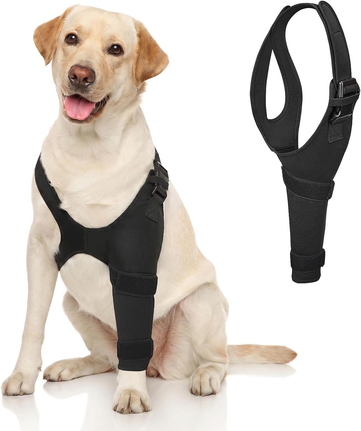 Dog Elbow Protector for Front Legs Adjustable Arthritis Calluses Recovery
